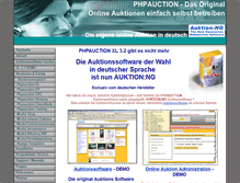 Tablet Screenshot of phpauction.onsite.org